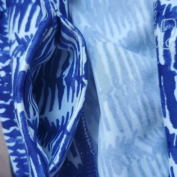 Vineyard Vines Performance Leggings in Watercolor Lines Printed Size XS - Picture 6 of 8